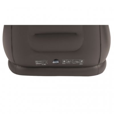 Das Ventil ermöglicht ein einfaches Aufblasen mit einer herkömmlichen Luftmatratzenpumpe.