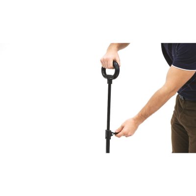 Justerbart handtag på transportvagnen