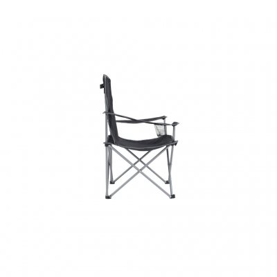 Der Spruce Arm Chair Ink Black ist ein robuster und klappbarer Stuhl, perfekt für Camping