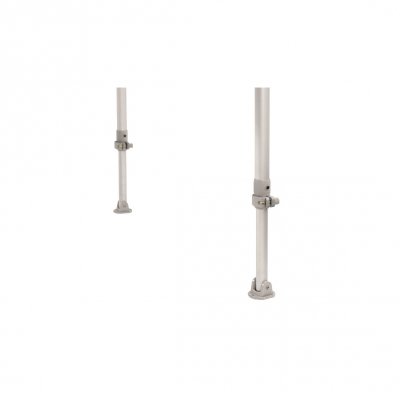 Teleskopbeine zur einfachen Höhenverstellung