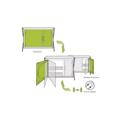 Outwell Richmond Köksbänk Skiss