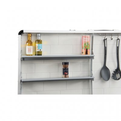 Gute Aufbewahrungsmöglichkeiten für Gewürze und Küchenutensilien, die Sie beim Kochen griffbereit haben möchten