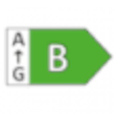 Die Energieklasse B garantiert eine lange Betriebszeit im Akkubetrieb.