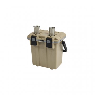 Fyra mugghållare på locket