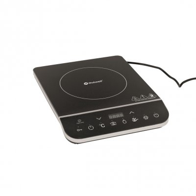 Induktionsplatta med 2,5 meter lång strömkabel och en effekt på 2000W.