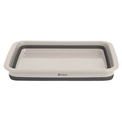 Hopfällt läge på diskbaljan gör den till ett packvänligt tillskott i campingutrustningen