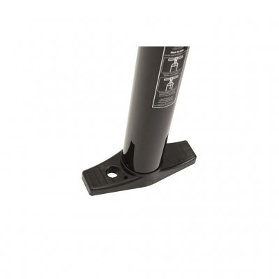 Fotstöd för enklare pumpning.