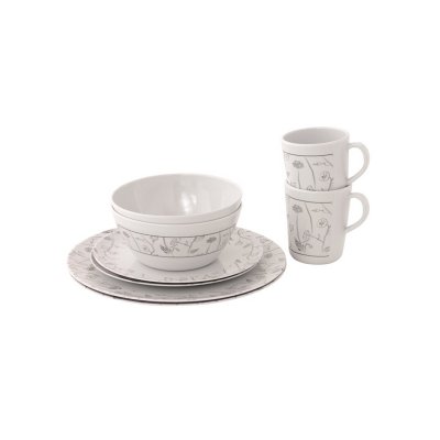 Outwell Dahlia - campingservis för 2 personer i melamine.