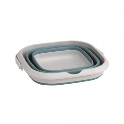 Outwell Collaps Quadratischer Eimer mit Deckel Klassisch Blau