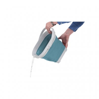Outwell Collaps Quadratischer Eimer mit Deckel Klassisch Blau