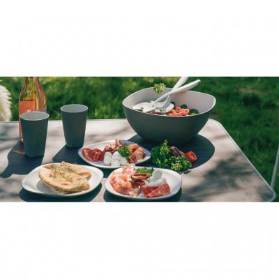 Outwell Gala Geschirrset - 4 Personen Grey Mist