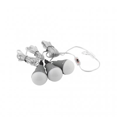 USB/Nätansluten tältlampa med dimmer som hängs på väggen eller i taket.