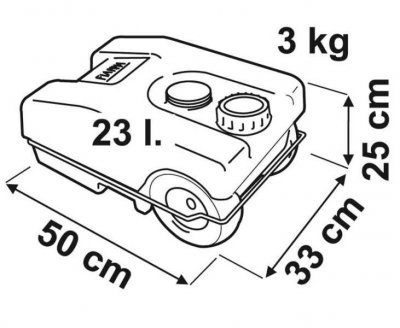 Fiamma Roll-Tank 23W Abwassertank - Schnäppchen