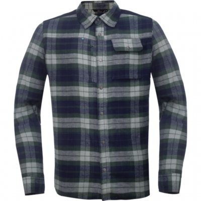 Praktisk och skön flannelskjorta från svenska 2117 tillverkad i organisk bomull och återvunnen polyester.