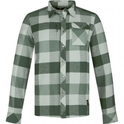 Praktisk och skön flannelskjorta från svenska 2117 tillverkad i organisk bomull och återvunnen polyester.