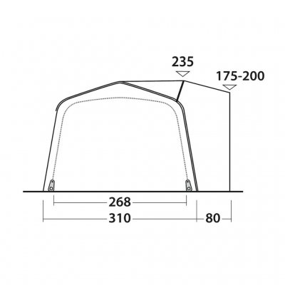 Outwell Jonesville 290SA Fahrzeugzelt