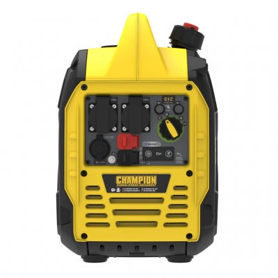 Två 230V uttag och ett 12 V uttag.