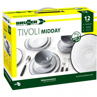 Brunner Geschirrset Tivoli 12-teilig - Rutschfest