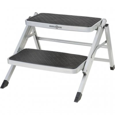 Brunner Ruckstep XL hopfällbar tvåstegstrapp för husvagn och husbil.