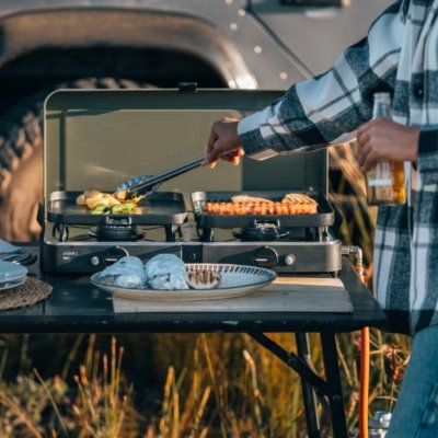 Campingspisen ger samma möjligheter som en vanlig spis var du än befinner dig.