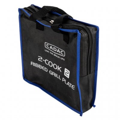 Väska för transport och förvaring ingår i grillplattan.