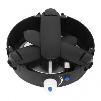 Klappen Sie die Beine für den Transport und die Aufbewahrung des Campinggrills ein.