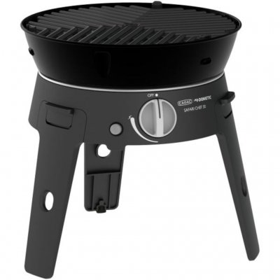 Der Grill hat eine Grillplatte.