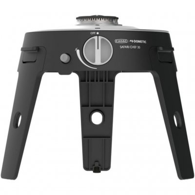 Der Drehknopf macht es einfach, die Flamme am Grill einzustellen.