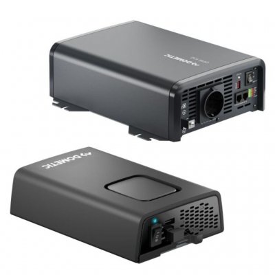 Vorder- und Rückseite des Dometic DPSI Wechselrichters.