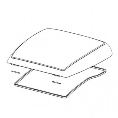 Reservdelslucka till Dometic Mini Heki Style husvagnstaklucka 40 x 40 cm