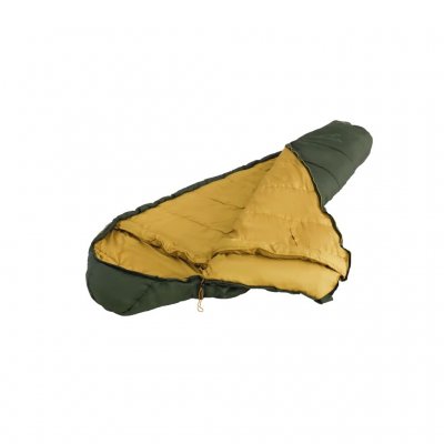 Der Schlafsack kann vollständig geöffnet werden.