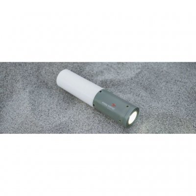 Kompaktes Design mit Taschenlampe, Laterne und Lichterkette in einem.