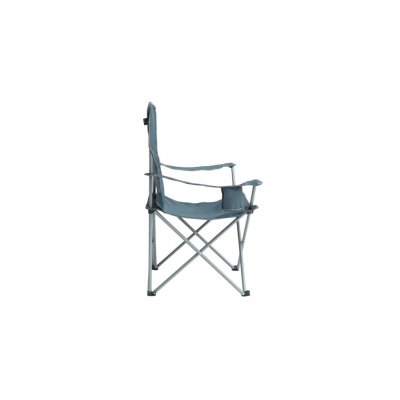 Der Spruce Arm Chair Fjord Blue ist ein robuster und klappbarer Stuhl, perfekt für Camping.