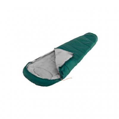 Der Easy Camp Starling Mummy Schlafsack lässt sich zu einer kleinen Packgröße zusammenrollen.