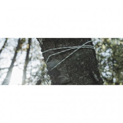 Strapazierfähige Abspannleine mit vielen Einsatzmöglichkeiten.