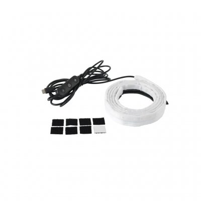 Inklusive Befestigungslaschen zur Montage in Zelten ohne integrierte Klettverschlüsse.