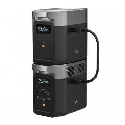 Extrabatteriet går bra att stapla för en enklare förvaring.