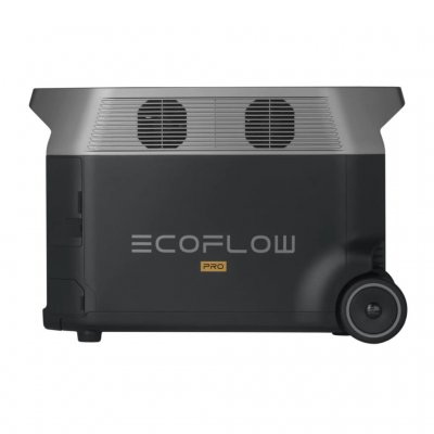 EcoFlow Delta Pro Power Station från andra sidan.