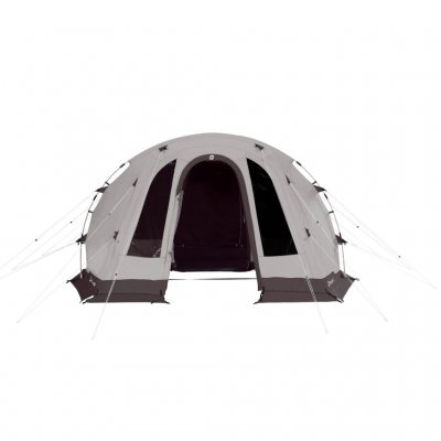 Outwell Edmonds 6 TC mit geöffneter Vordertür und ausgeklappter Bodenkante.