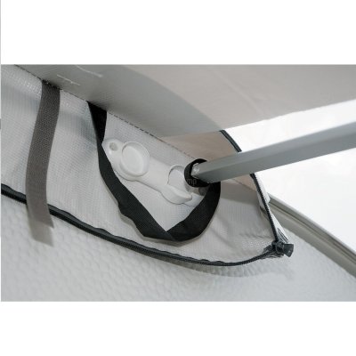 Fäste som håller armen i påsen. Komplett kit med 2 st.