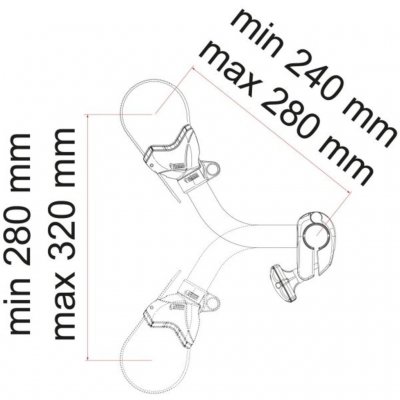 Maße für Fiamma Bicycle Holder Bike-Block Pro S 2