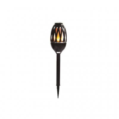 Flamande lampa som går sätta i marken.
