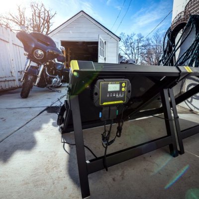 Ladda ditt 12V batteri där el saknas.