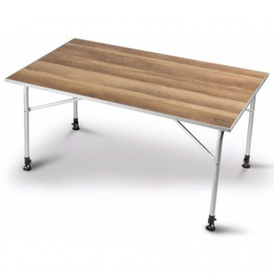 Vatten, värme och UV-ljus tåligt campingbord. Dometic Zero Oak Large.