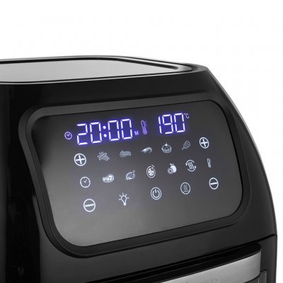 Digital display med pekskärm och 10 förprogrammerade matlagningsprogram