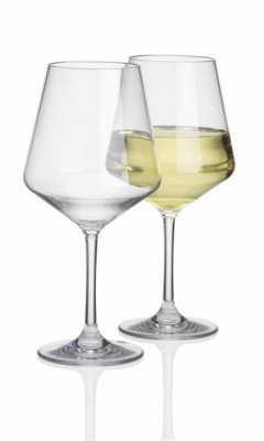 Vitvinsglas Savoy från Flamefield i 2-pack, tillverkade i tåligt polykarbonat.