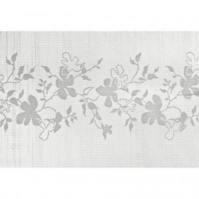 Table Runner Miami - 40 x 150 cm - Flowers Grey