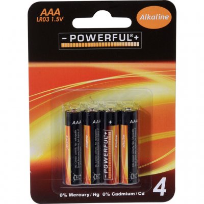 Batterien AAA 1,5V - 4er-Pack