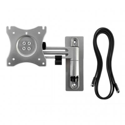 Lieferung inkl. SAT-Kabel, Wasserwaage und extra Verlängerungsarm