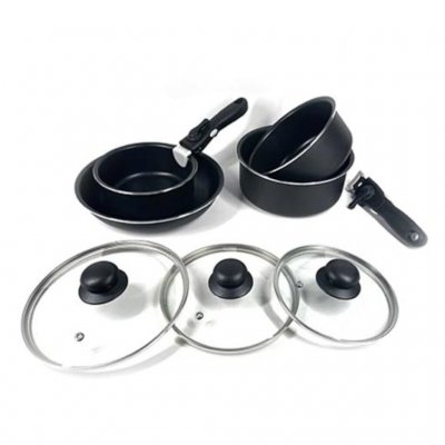 Smart Living Grytset m Stekpanna – 9 Delar